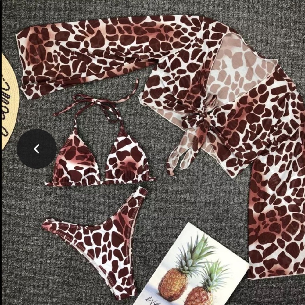 3 Pc Bikini Set